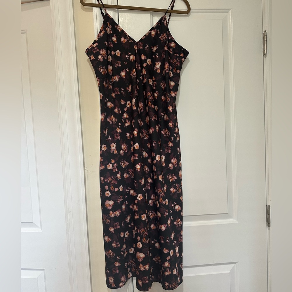 A New Day Pink and Orange Slip Maxi Dress for Wedding Guest